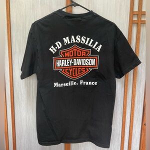 Harley Davidson T-shirt 2001 H-D Massilia, Marseille France